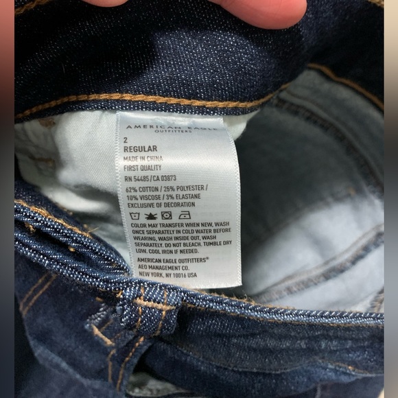 American Eagle jeans hi-rise jegging 2 regular - Picture 3 of 7